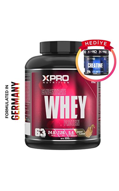 Xpro Concentrate Whey Protein Tozu 2016gr Bisküvi Aromalı